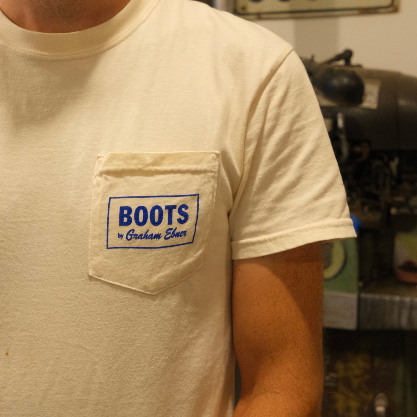 "Top Quality Cowboy Boots" Pocket T-shirt
