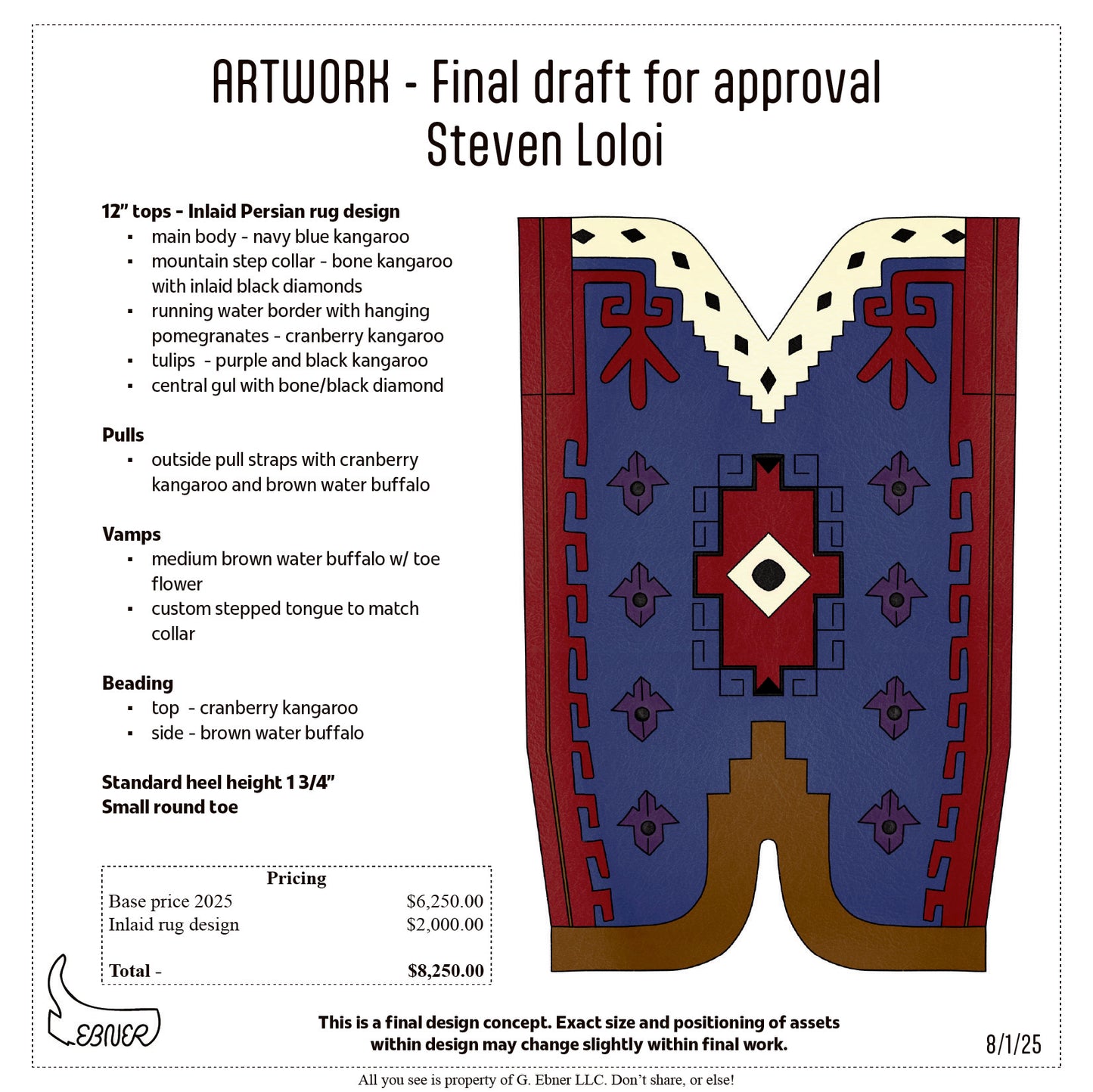 Custom Cowboy Boots - Installment 2 of 2 - Steven Loloi