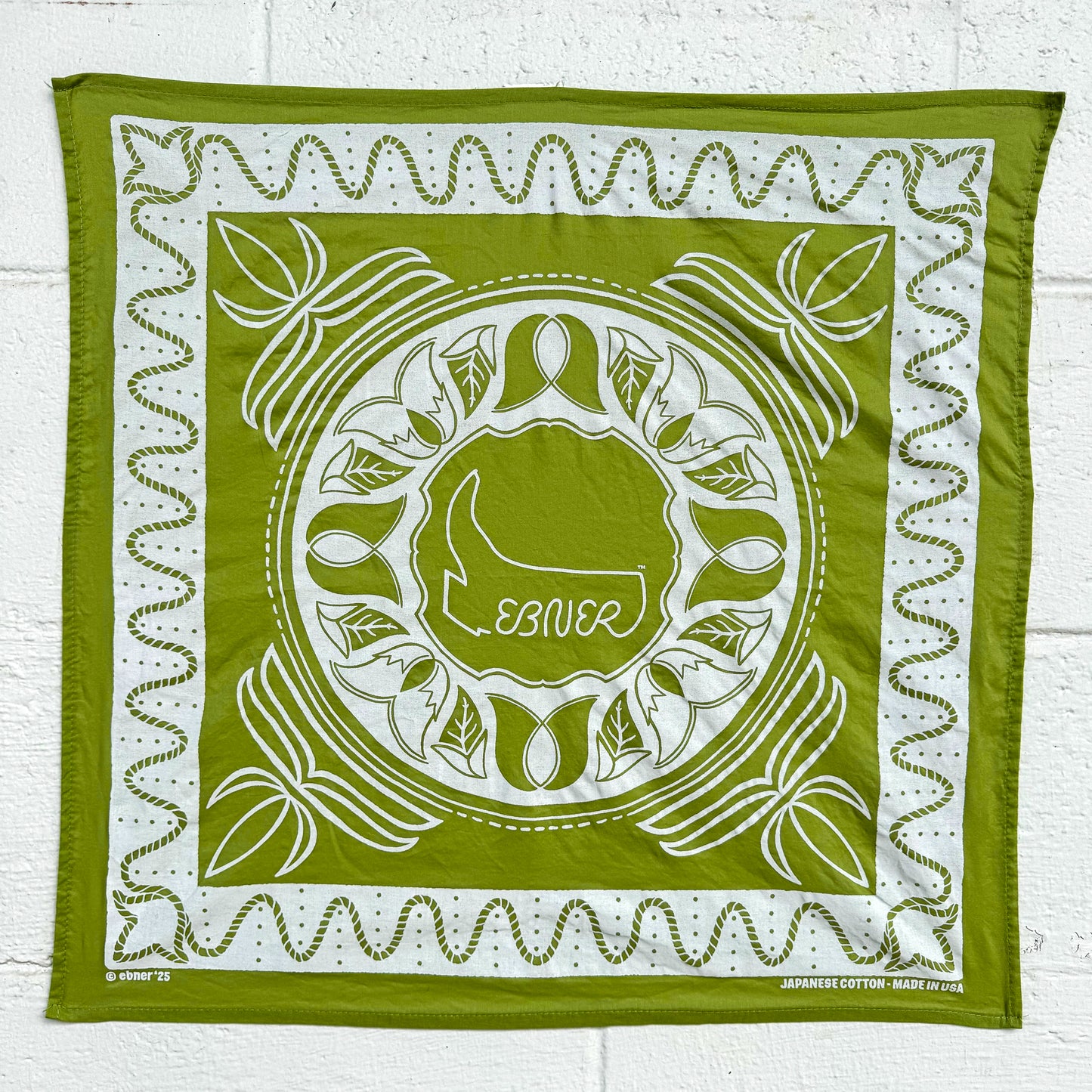 Western Adjacent Bandana - Avocado