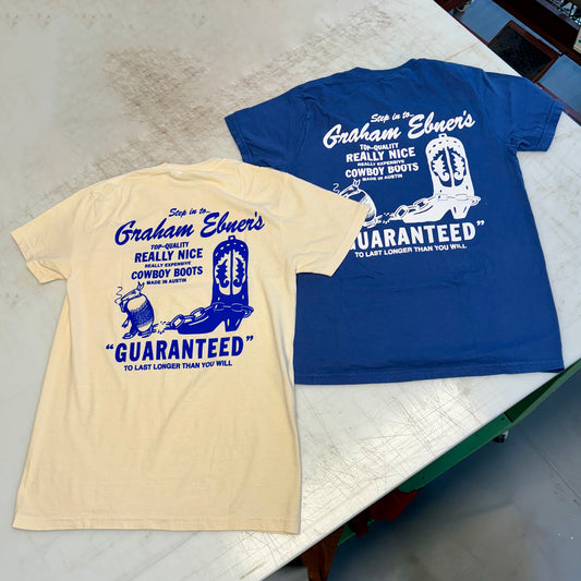 "Top Quality Cowboy Boots" Pocket T-shirt